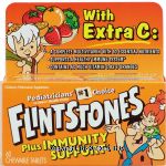 Flintstones&nbsp;&nbsp;children's chewable vitamin with extra c, tablets Center Front Picture