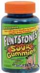 Flintstones&nbsp;Gummies&nbsp;sour children's multivitamin/ multimineral supplement, blue raspberry, cherry, green apple Center Front Picture
