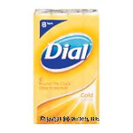 Dial  antibacterial deodorant soap, gold, 4 oz bars Center Front Picture