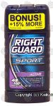 Right Guard&nbsp;Sport&nbsp;invisible solid antiperspirant & deodorant, active Center Front Picture