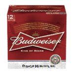Budweiser Beer 12 Oz Center Front Picture