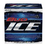 Bud Ice&nbsp;Beer&nbsp;12 Oz Center Front Picture