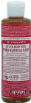 Dr. Bronner's Magic Family Soapmakers 18-in-1 hemp rose pure-castile liquid soap Center Front Picture