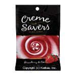 Creme Savers&nbsp;Hard Candy&nbsp;Strawberry & Creme Center Front Picture