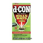 D-con&nbsp;Kills Rats&nbsp;bait pellets trays 4 ct Center Front Picture