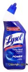 Lysol&nbsp;Power&nbsp;toilet bowl cleaner removes tough stains kills germs Center Front Picture