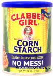 Clabber Girl&nbsp;&nbsp;cornstarch, thickens gravies, sauces, stews, and soups Center Front Picture
