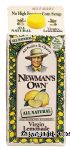 Newman's Own  virgin lemonade, all natural Center Front Picture
