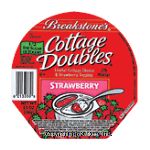 Breakstone's&nbsp;Cottage Cheese & Topping&nbsp;Cottage Doubles Strawberry Lowfat Center Front Picture