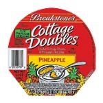 Breakstone's&nbsp;Cottage Cheese & Topping&nbsp;Cottage Doubles Pineapple Lowfat Center Front Picture