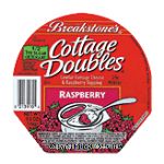 Breakstone's&nbsp;Cottage Cheese & Topping&nbsp;Cottage Doubles Raspberry Lowfat Center Front Picture