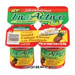 Breakstone's&nbsp;Cottage Cheese&nbsp;Liveactive Lowfat w/Pineapple 4 Oz Center Front Picture