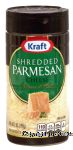Kraft&nbsp;&nbsp;shredded parmesan cheese Center Front Picture