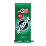 Eclipse&nbsp;Chewing Gum&nbsp;Spearmint Sugar Free 12 Pieces Center Front Picture