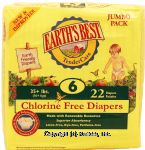 Earth's Best Tender Care chlorine free baby diapers, 35+ lbs Center Front Picture