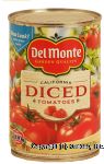Del Monte&nbsp;Tomatoes&nbsp;Diced Center Front Picture