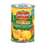 Del Monte&nbsp;Fruit Salad&nbsp;Tropical 100% Juice Center Front Picture