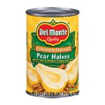 Del Monte&nbsp;Pear Halves&nbsp;cinnamon flavored in light syrup Center Front Picture