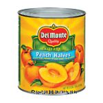 Del Monte&nbsp;&nbsp;peach halves from California, yellow cling in light syrup, 35-40 count Center Front Picture