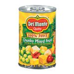 Del Monte&nbsp;Mixed Fruit&nbsp;Chunky 100% Juice Center Front Picture