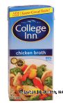 College Inn&nbsp;Chicken Broth&nbsp;99% Fat Free Center Front Picture