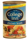 College Inn&nbsp;Chicken Broth&nbsp;99% Fat Free Center Front Picture