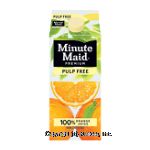Minute Maid Premium 100% orange juice from concentrate, pulp free Center Front Picture