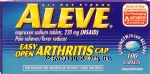 Aleve&nbsp;All Day Strong&nbsp;naproxen sodium tablets 220mg pain reliever/fever reducer caplets easy open arthritis Center Front Picture