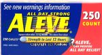 Aleve&nbsp;&nbsp;noproxen sodium tablets, 220 mg, pain reliever / fever reducer Center Front Picture