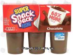 Snack Pack Super chocolate pudding, 6-count Center Front Picture