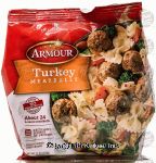 Armour  turkey meatballs, frozen bag Center Front Picture