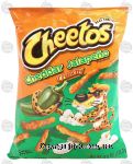 Cheetos  cheddar jalapeno crunchy flavored cheese snacks Center Front Picture