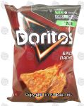 Doritos  spicy nacho flavor tortilla chips Center Front Picture