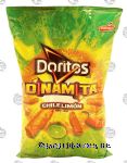 Doritos&nbsp;Sabritas&nbsp;Dinamita; chile limon flavored rolled tortilla chips Center Front Picture
