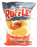 Ruffles  mozzarella 'n marinara flavored potato chips Center Front Picture