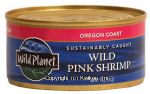 Wild Planet  wild pink shrimp, oregon coast, sustainable caught Center Front Picture