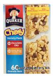 Quaker Chewy granola bars, 30-chocolate chip, 30-peanut butter chocolate chips Center Front Picture