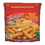 Banquet Boneless&nbsp;Chicken Breast Tenders&nbsp;Family Pk   Center Front Picture