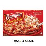Banquet&nbsp;family size&nbsp;lasagna with meat sauce Center Front Picture