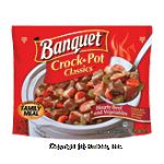 Banquet Crock Pot&nbsp;Classics&nbsp;Hearty Beef & Vegetables w/Potatoes In Beef Sauce Center Front Picture