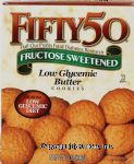 Fifty 50&nbsp;Fructose Sweetened&nbsp;sugar free butter cookies Center Front Picture