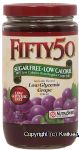 Fifty 50&nbsp;&nbsp;sugar free grape spread half our profits fund diabetes research Center Front Picture