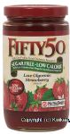 Fifty 50&nbsp;&nbsp;sugar free strawberry spread half our profits fund diabetes research Center Front Picture