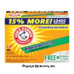 Arm & Hammer Powder&nbsp;Laundry Detergent&nbsp;Free Of Perfume & Dye 46 Loads Center Front Picture