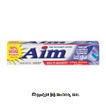 Aim&nbsp;Toothpaste&nbsp;Multi-Benefit Tartar Control Cool Blue Gel Center Front Picture