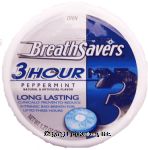 Breath Savers&nbsp;3 Hour Mint&nbsp;peppermint, sugar free Center Front Picture
