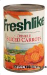 Freshlike&nbsp;Carrots&nbsp;Crinkle Sliced Center Front Picture