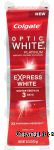 Colgate&nbsp;Optic White&nbsp;platinum, express white, anticavity flouride toothpaste, fresh mint Center Front Picture