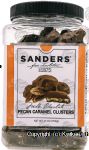 Sander's  milk chocolate pecan caramel clusters Center Front Picture