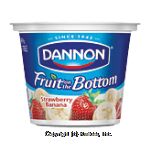 Dannon&nbsp;Fruit On The Bottom Yogurt&nbsp;7 Benefits Strawberry Banana Lowfat Center Front Picture